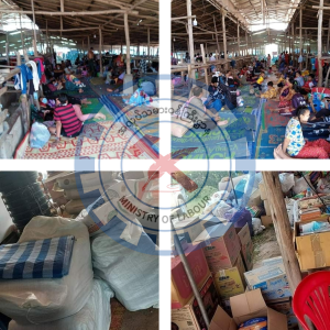 စစ်ဘေးရှောင်ပြည်သူများအတွက်အစားအသောက်နှင့် အဝတ်အထည်တို့အားထပ်မံ ပေးပို့လှူဒါန်းနိုင်ရေးကြိုးစားဆောင်ရွက် 1 Ministry of Labour https://mol.nugmyanmar.org/news/food-and-clothing-to-the-displaced-people/