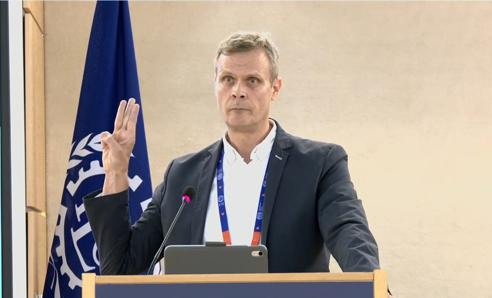 At the 113th International Labour Conference, Mr. Kristjan Bragason, General Secretary of the IUF, delivered a speech on behalf of the NUG 1 At the 113th International Labour Conference, Mr. Kristjan Bragason, General Secretary of the IUF, delivered a speech on behalf of the NUG